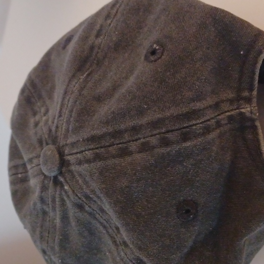 Indian Motorcycle Gray DEMIM VINTAGE Cap HAT - Picture 5 of 6